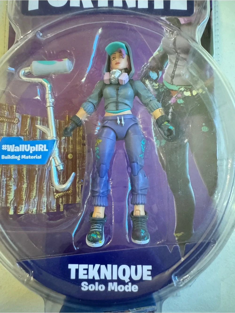 Fortnite Teknique Action Figure - Purple & Teal